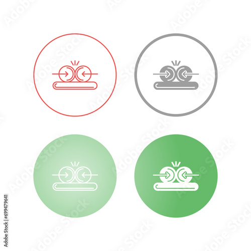 Collision Vector Icon
