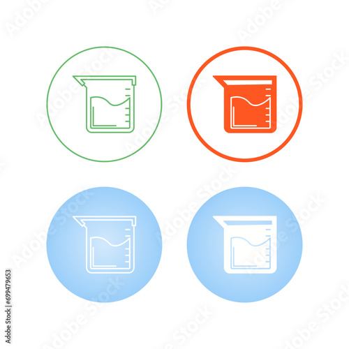 Beaker Vector Icon