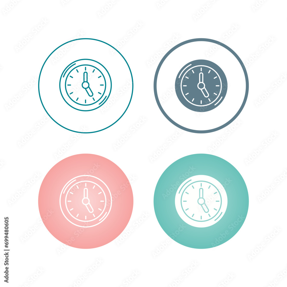Clock Vector Icon Clock Vector Icon