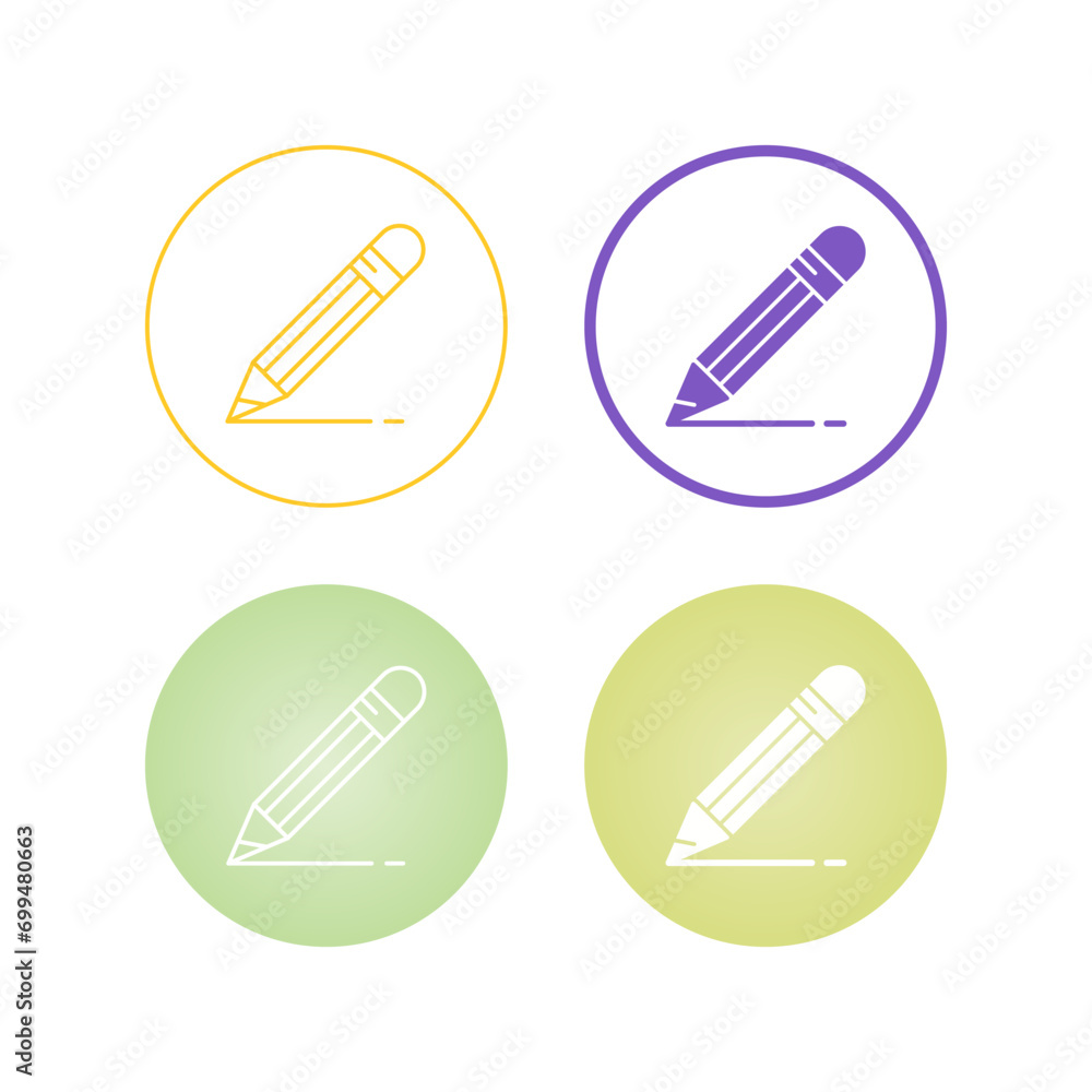 Pencil Vector Icon Pencil Vector Icon