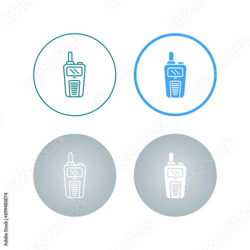 Walkie Talkie Vector Icon