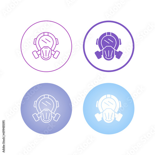 Gas Mask Vector Icon