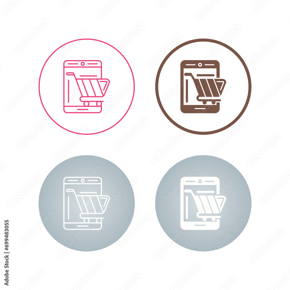 Online Shopping Vector Icon Online Shopping Vector Icon