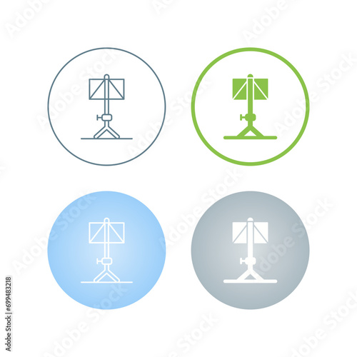 Music Stand Vector Icon