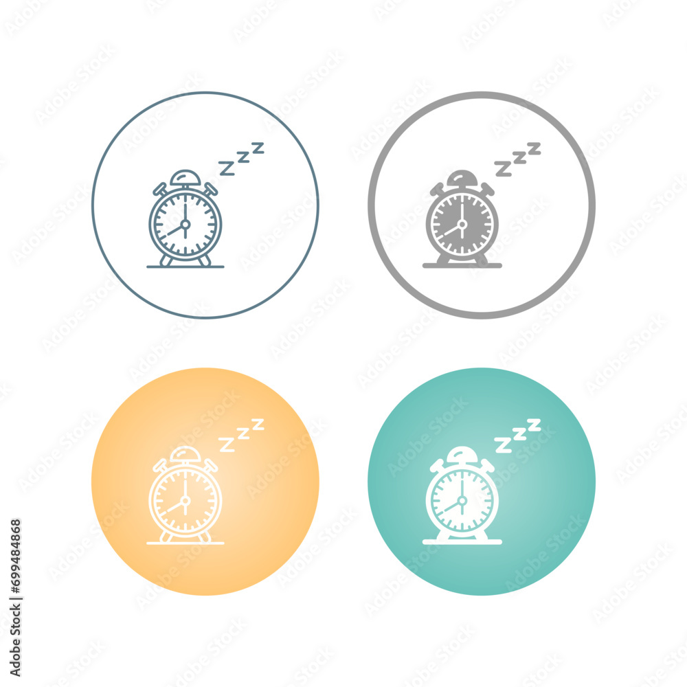 Sleep Time Vector Icon Sleep Time Vector Icon