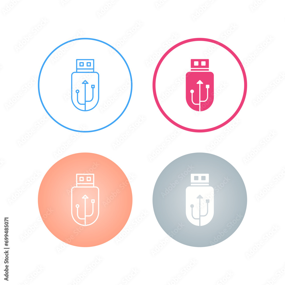 Usb Vector Icon Usb Vector Icon