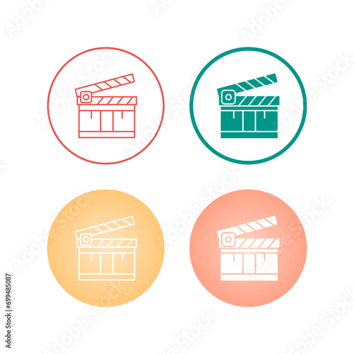 Clapperboard Vector Icon