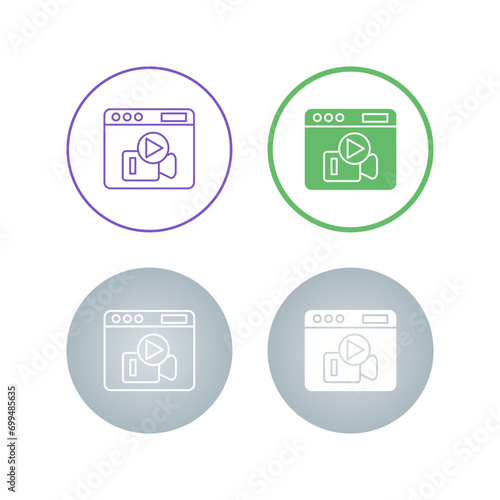 Vlog Vector Icon