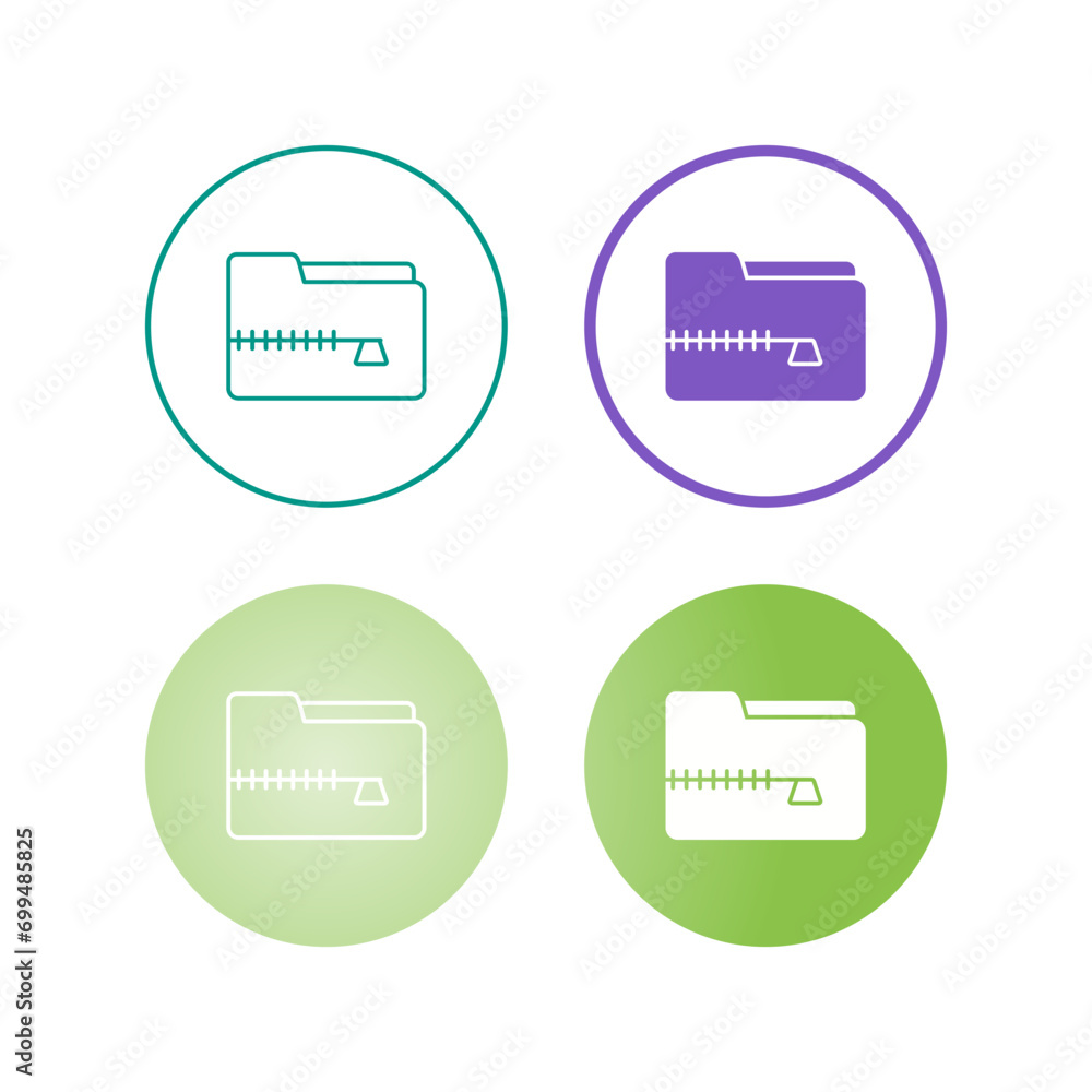 Zip File Vector Icon Zip File Vector Icon