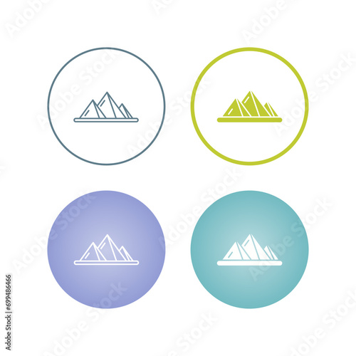 Pyramid Vector Icon