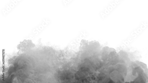 Realistic dry ice smoke clouds fog overlay perfect for compositing into your shots. Simply drop it in and change its blending mode to screen or add. 3d Illustration.