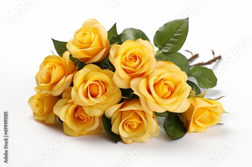 bouquet of yellow roses