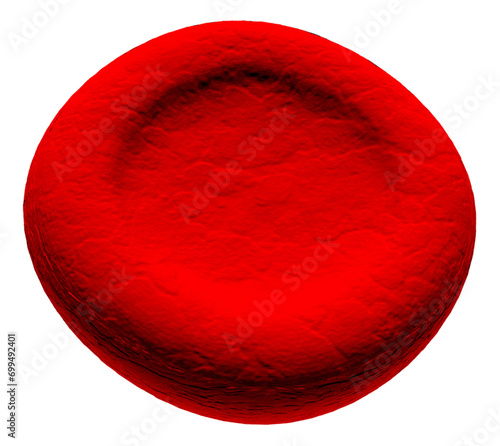 Microcyte abnormal red blood cell, illustration photo