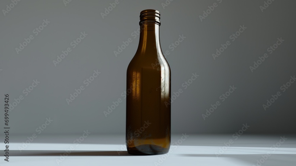 Clear, sharp-focused stock image of a basic, hyper-realistic bottle Clear, sharp-focused stock image of a basic, hyper-realistic bottle