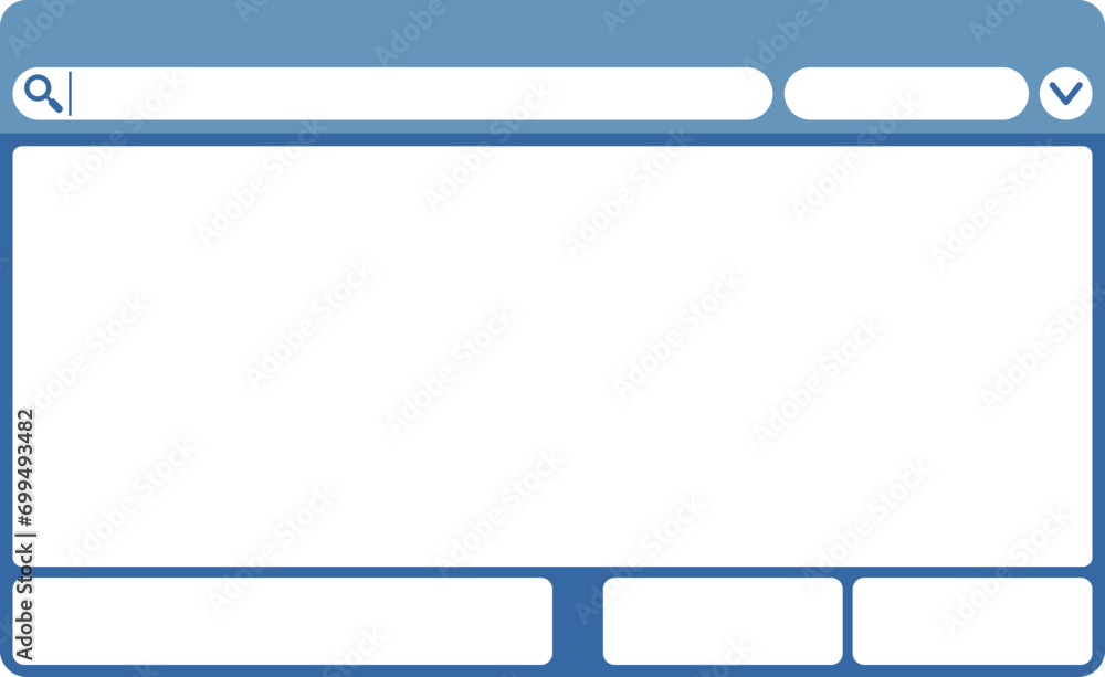 Browser UI Element Illustration Browser UI Element Illustration