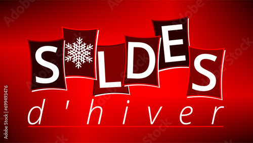 Soldes d'hiver Rouge