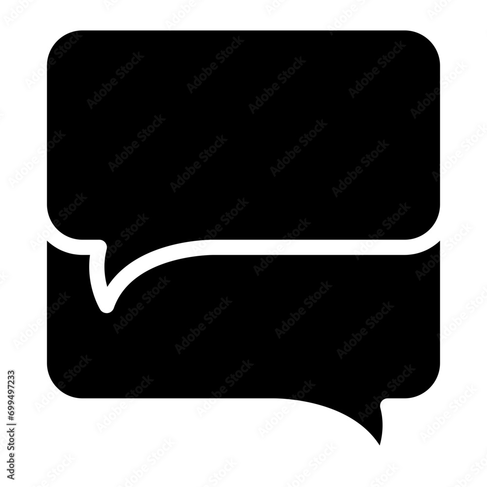 Naklejka premium speech bubble