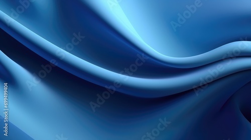 Classy cobalt blue material with graceful undulating texture, abstract wave wallpaper cobalt blue captivating silk backdrop