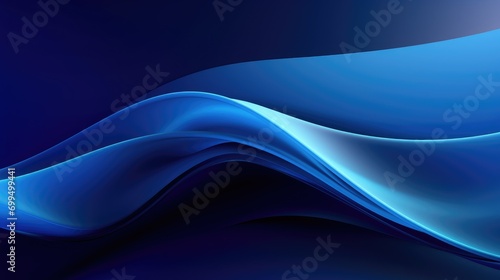 Elegant midnight blue satin with captivating rippling motif, abstract wave wallpaper midnight blue captivating silk background