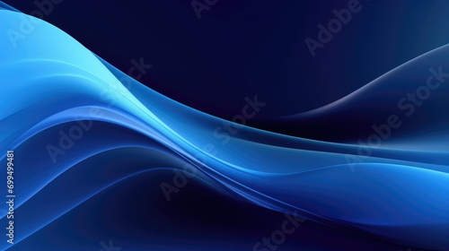 Exquisite royal blue material with smooth wavy texture, abstract wave wallpaper royal blue captivating fabric background