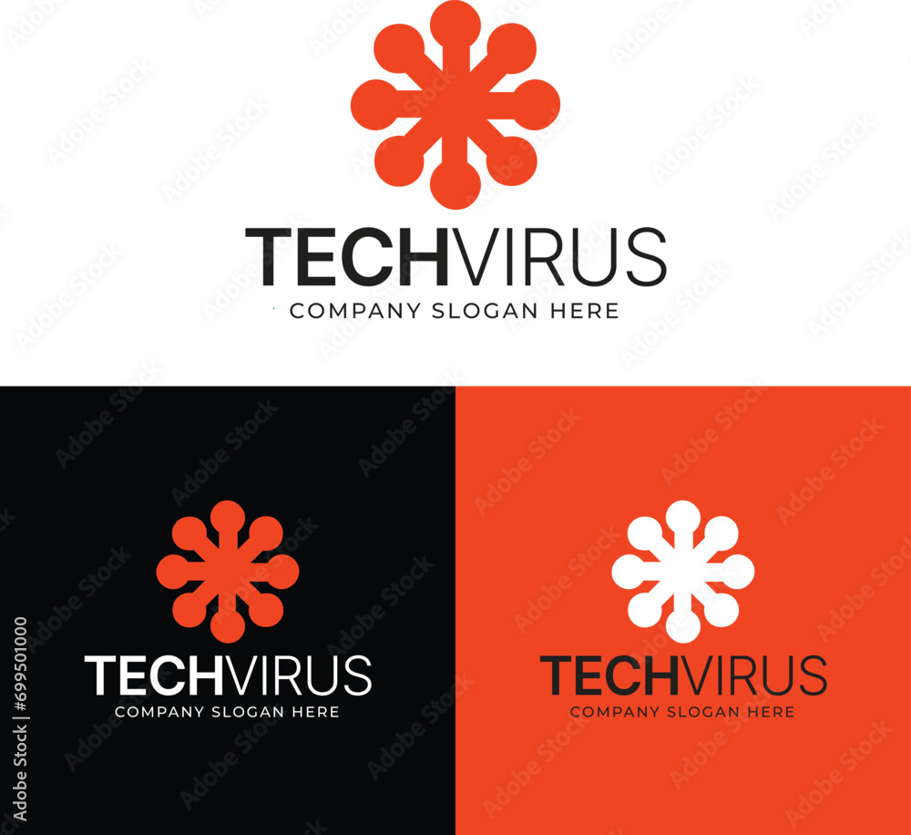 medical logo, lab logo, testing logo, laboratory logo, virus logo ...