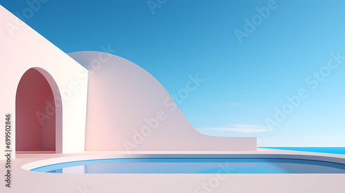 Simple background with simple architectural design