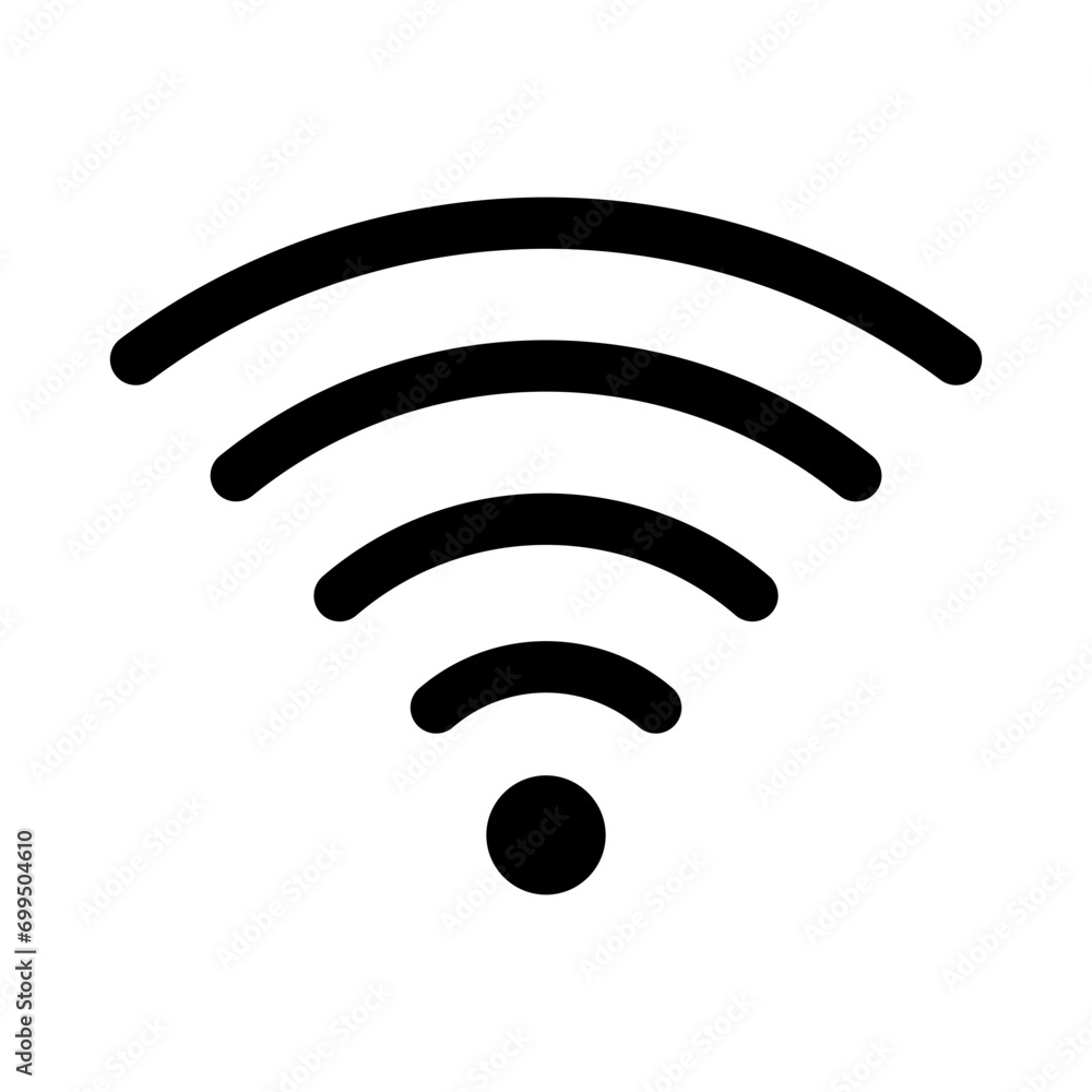 Wifi signal icon vector illustration Wifi signal icon vector illustration