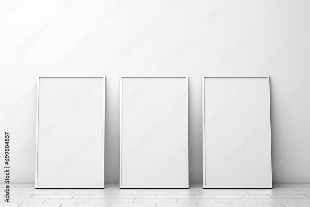 Minimalist Poster Frame Mockup created with Generative AI Minimalist Poster Frame Mockup created with Generative AI