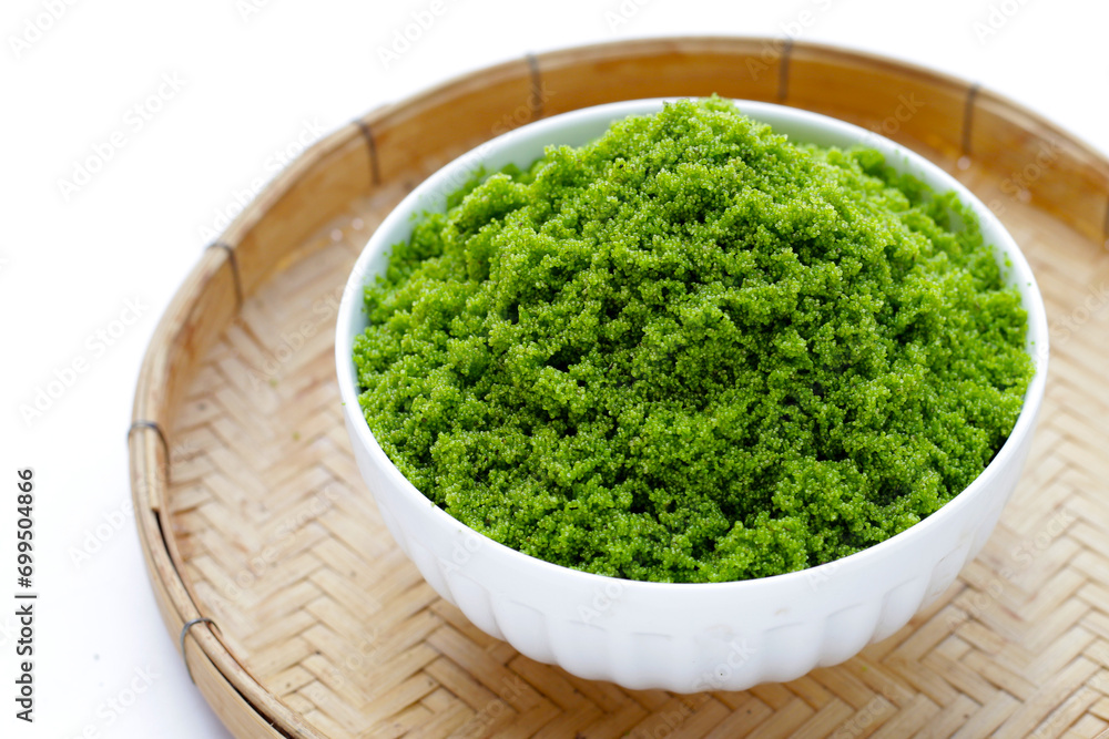 Wolffia globosa or swamp algae, water meal Wolffia globosa or swamp algae, water meal