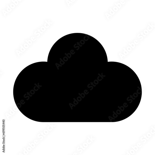 cloud icon with transparent background