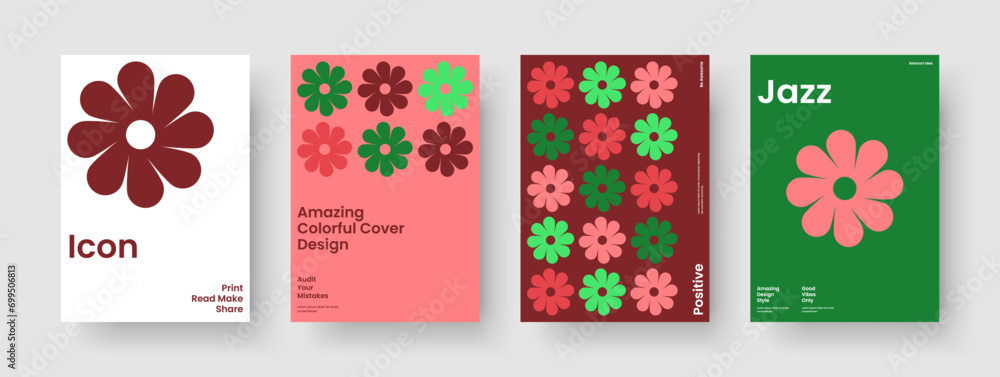 Fototapeta premium Geometric Business Presentation Template. Isolated Report Layout. Abstract Banner Design. Book Cover. Brochure. Flyer. Poster. Background. Pamphlet. Leaflet. Portfolio. Brand Identity. Catalog