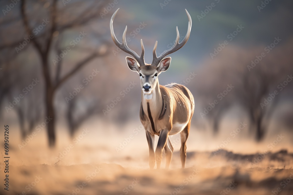 gazelle with antlers gleaming in sun dash gazelle with antlers gleaming in sun dash