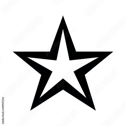 Abstract star vector icon on white background