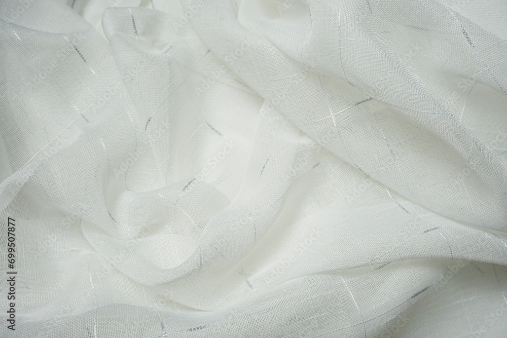 White fabric texture abstract wavy background White fabric texture abstract wavy background