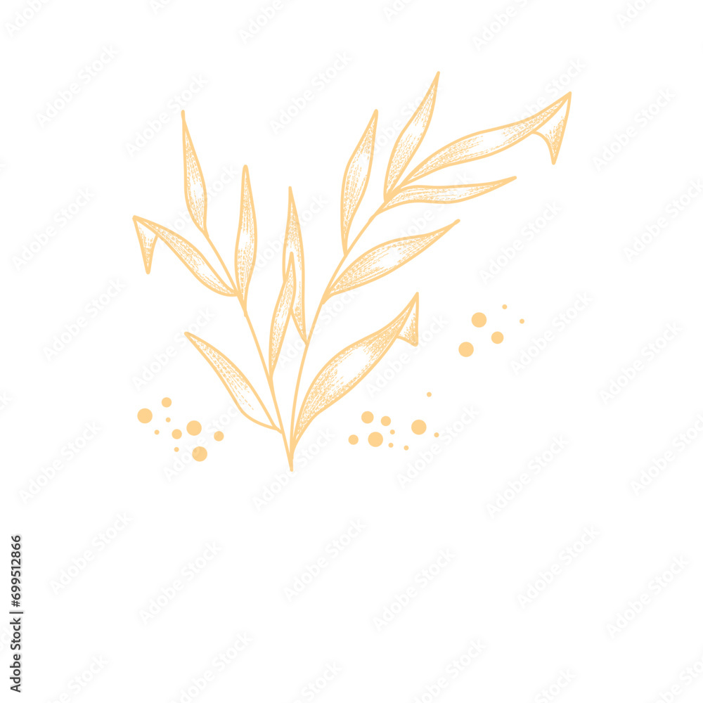Blob line art flower Blob line art flower