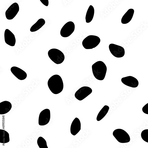 Black Oval Ink. Graffiti Dot Cheetah Blotter. African Polka Blob. Polkadot Paint Pattern Animal Blot. White Animal Grunge. Oval Skin. Seamless Dot Texture. Seamless Fur Polkadot. Vector Print.