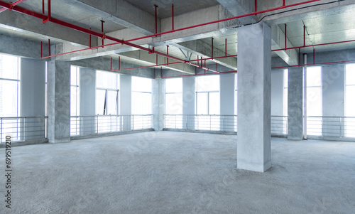 Interior view of empty office