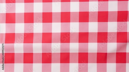 Gingham Fabric Texture - Showcasing a Small Checkered Pattern