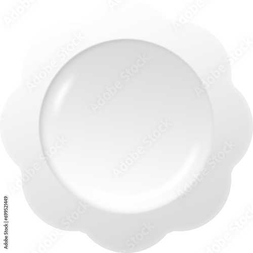 음식그릇과 접시의 정면 이미지_Front image of the food bowl and plate
