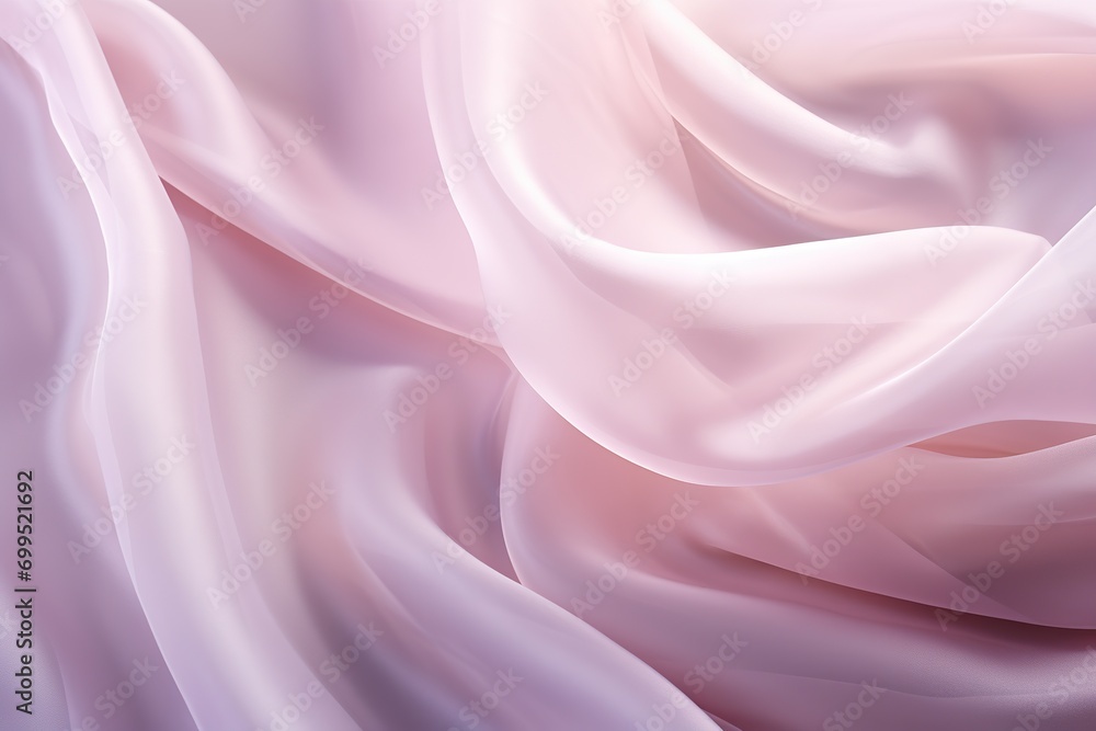 Fototapeta premium Sheer Organza Fabric Texture - Transparent and Lightweight Elegance