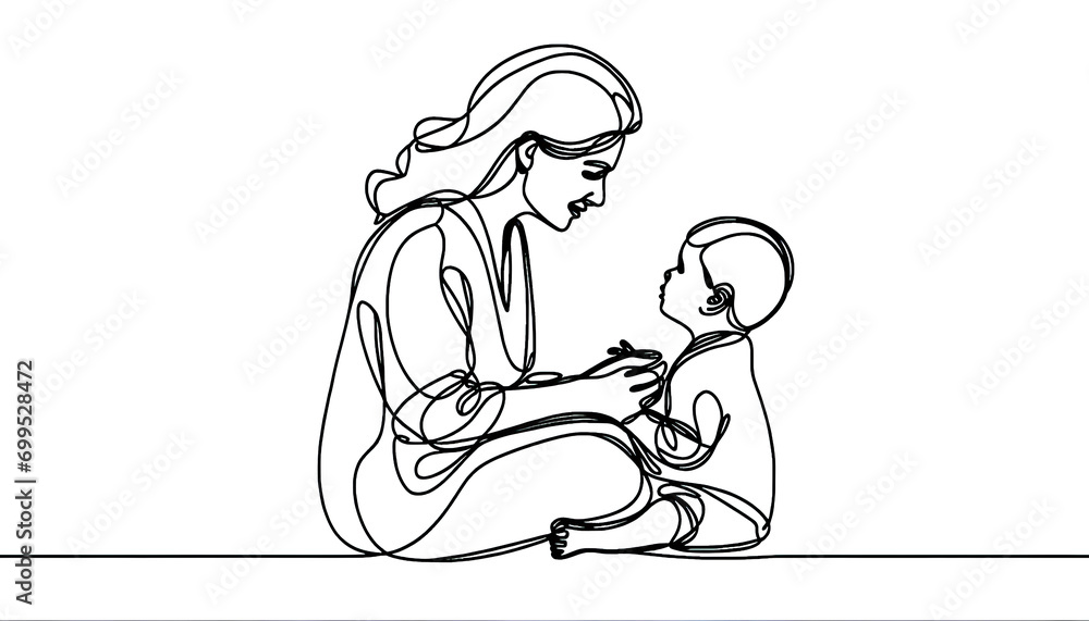 Mother and Child in Loving Embrace, Perfect for Family Themes and Motherhood Concepts Mother and Child in Loving Embrace, Perfect for Family Themes and Motherhood Concepts