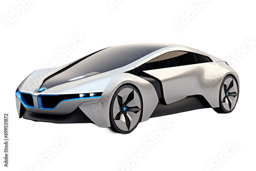 sleek and modern concept car with a futuristic design