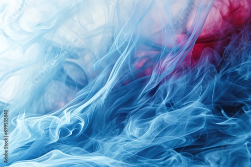 Blue Wave: Abstract Motion Background with Colorful Art and Texture
