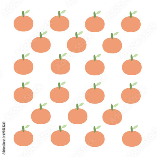 Orang Fruit Seamless Pattern
