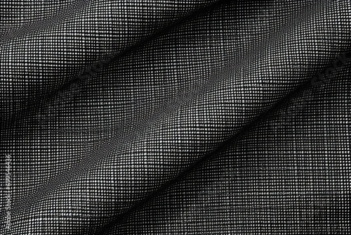 Black and white fabric texture background