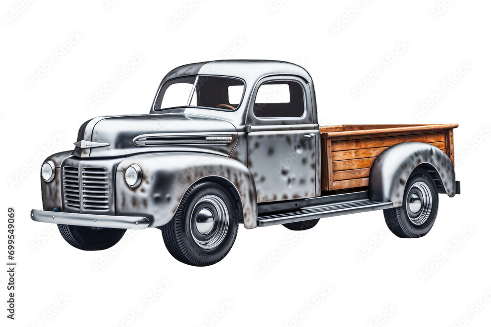 The truck is an iconic model of automotive art and mechanical engineering