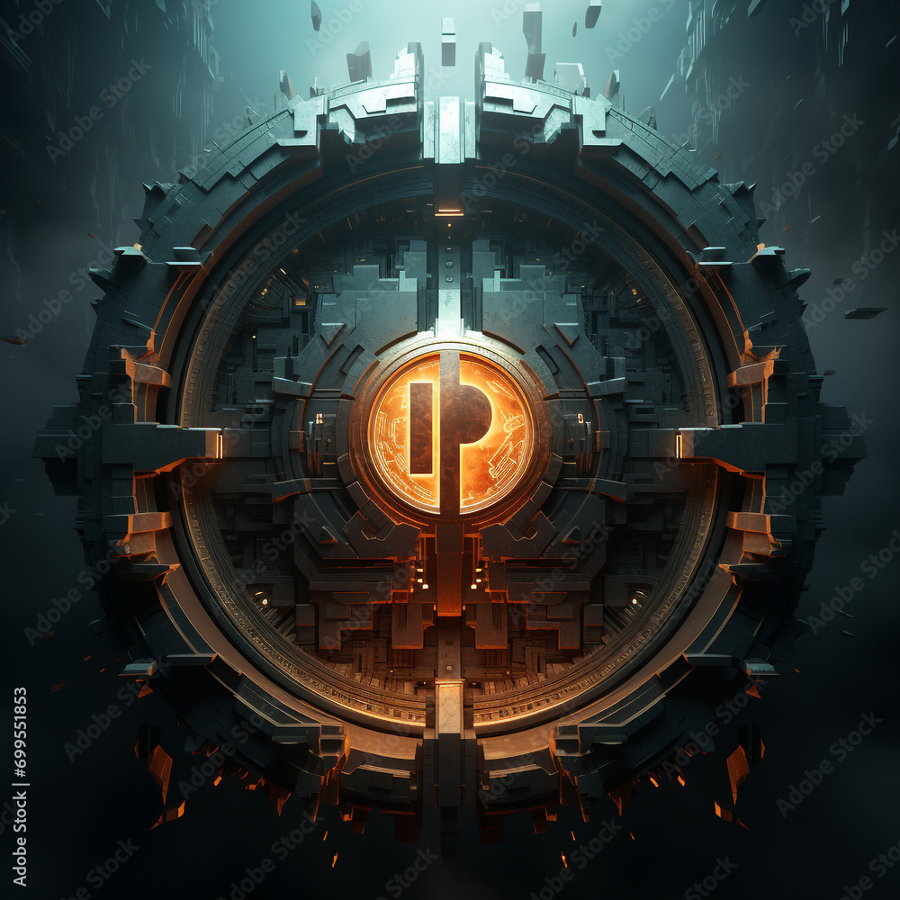 Obraz premium crypto project