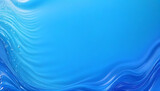 blue water wavy abstract background. Ai Generative 