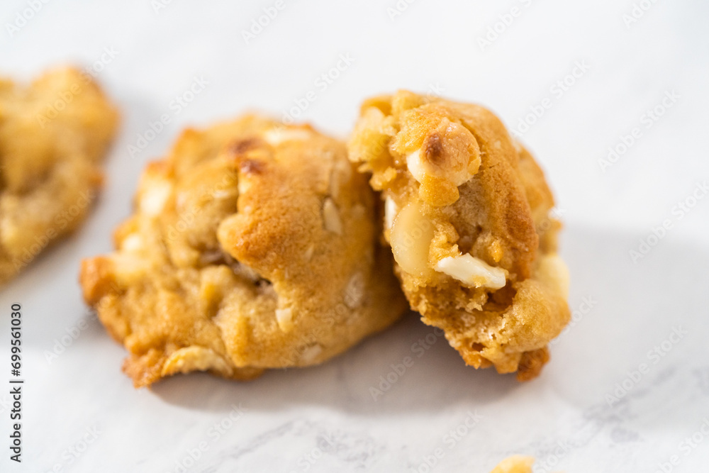 White Chocolate Macadamia Nut Cookies White Chocolate Macadamia Nut Cookies
