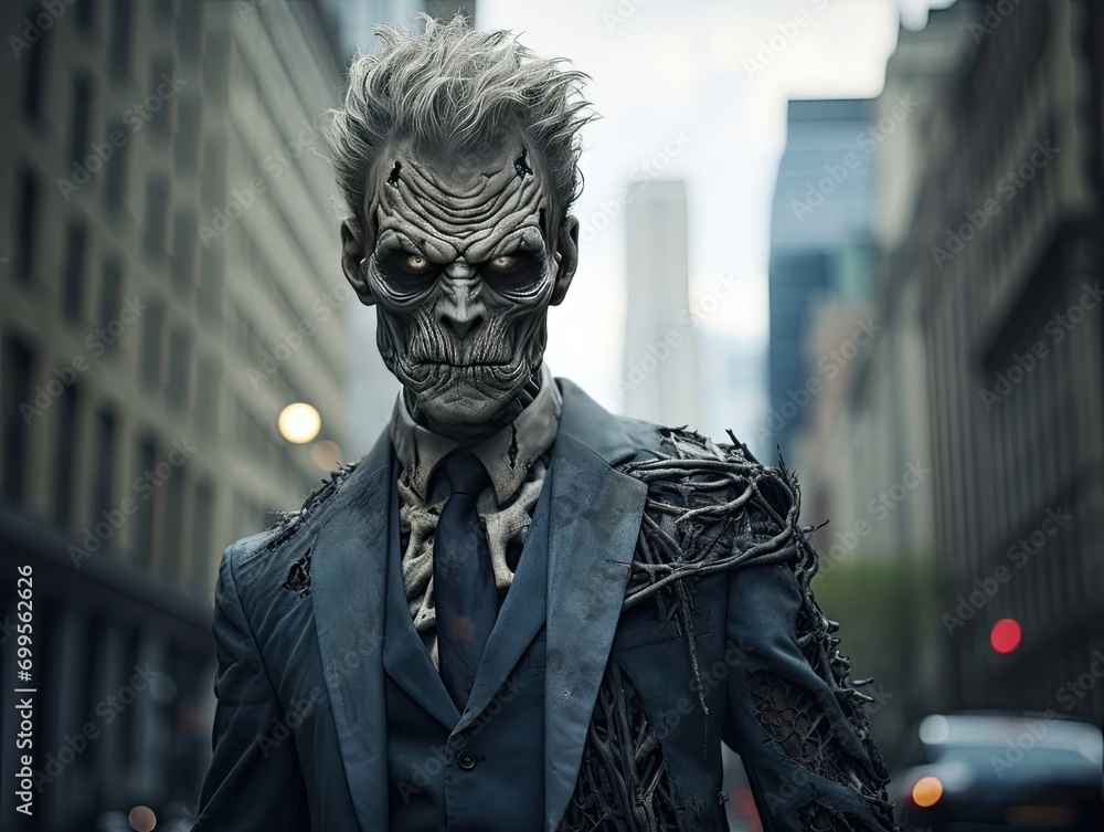 Fototapeta premium Zombie in the city
